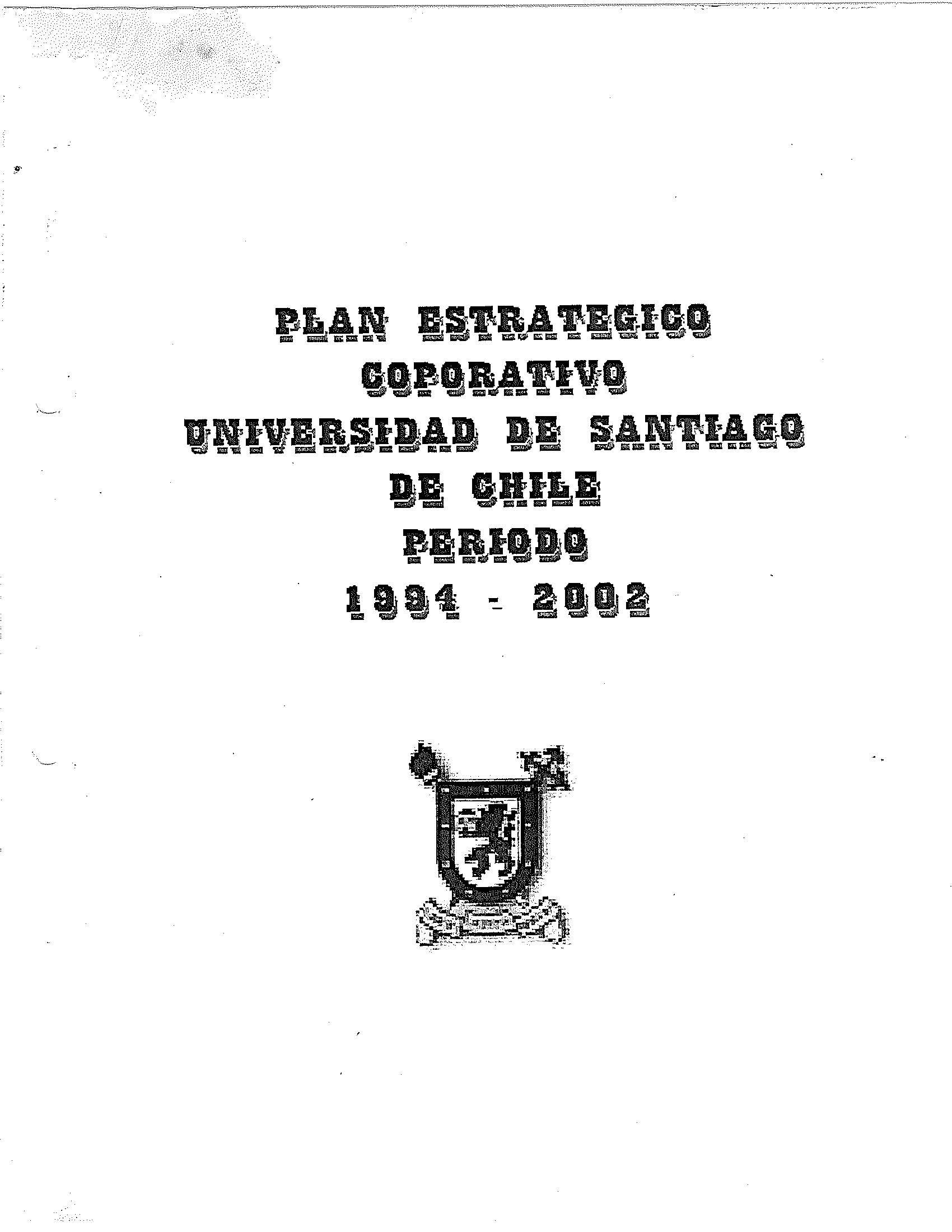 Plan Estratégico Corporativo 1994-2002